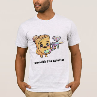 Jag är med lösningen t shirt
