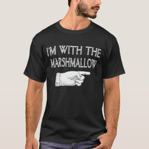 Jag är med Marshmallow-funny Matching Halloween T Shirt