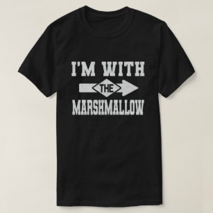 Jag är med Marshmallow-unge Halloween T Shirt