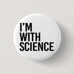Jag är med Science Knapp