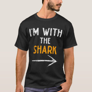 Jag är med Shark Costume Halloween Couple Matchi T Shirt