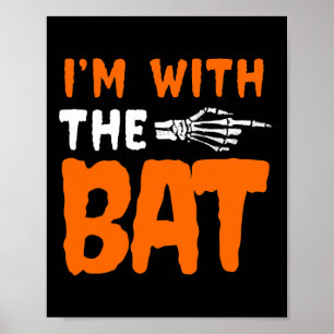 Jag är med sista minuten Halloween-dräkten för M Poster