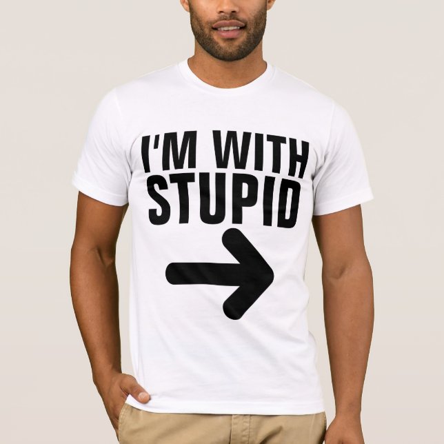 JAG ÄR MED STUPID T-SHIRTS (Framsida)