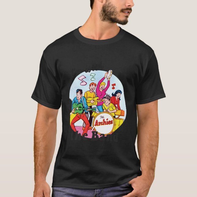 Jag är med Tecknaderna för bandarkivet T Shirt (Framsida)