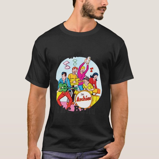 Jag är med Tecknaderna för bandarkivet T Shirt (Framsida)