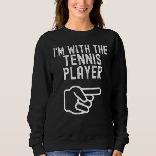 Jag är med tennis Player Par Matching Hall T Shirt