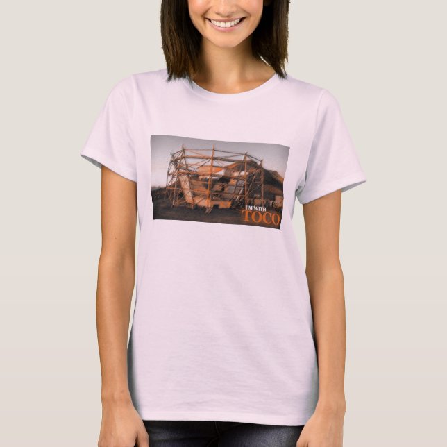 Jag är med Toco Retro T-Shirt (kvinnor) (Framsida)