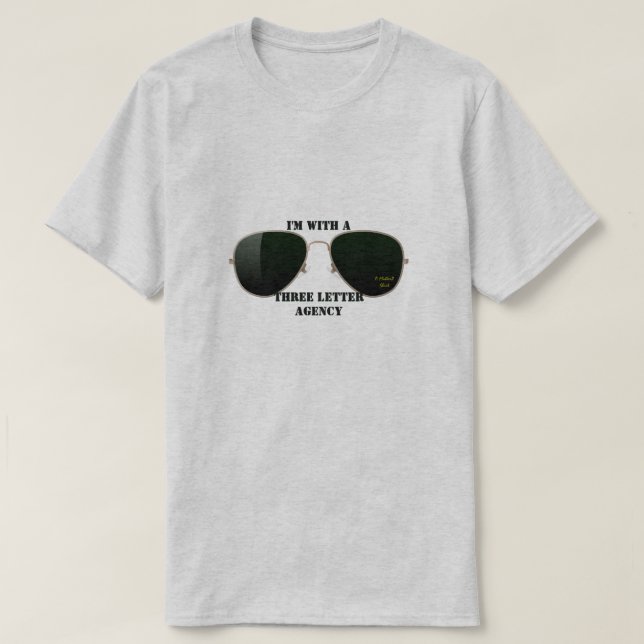 Jag är med tre Brev-kontor - en minister. Tee (Design framsida)