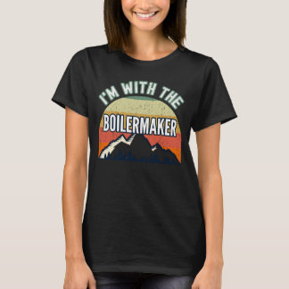 Jag är med värmeskaparen t shirt