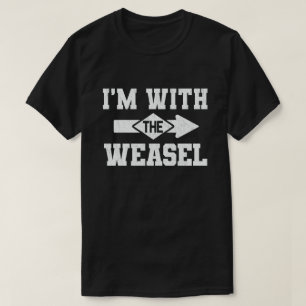 Jag är med Weasel-klottan Halloween-dräkten. T Shirt