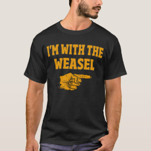 Jag är med Weasel-klottan Halloween-dräkten. T Shirt