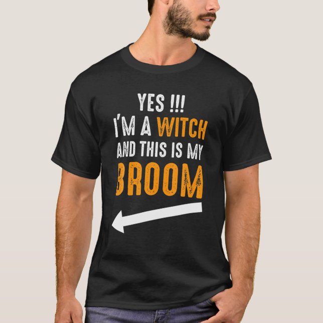 Jag är med Witch S Troll-versionen T Shirt (Framsida)