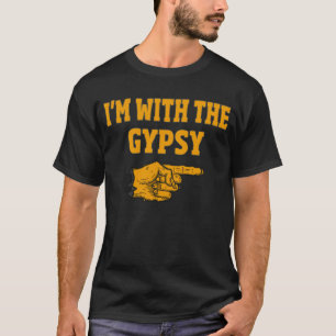 Jag är med zigenaren som matchar Halloween Costume T Shirt
