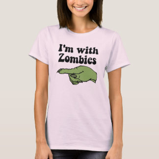 Jag är med Zombies Tee Shirt
