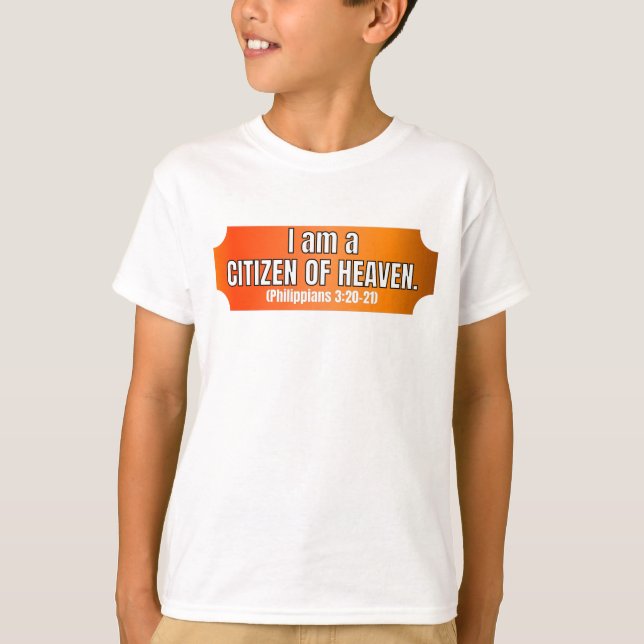 JAG ÄR MEDBORGARE I TUNGEN T SHIRT (Framsida)