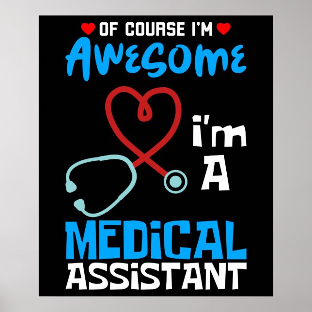 Jag är medicinsk assistent poster (Framsidan)