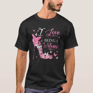 Jag är medlem i High Heel Butterflies Mor D T Shirt