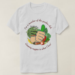 Jag är medlem i trädgården klubb kärlek veggies Lt T Shirt