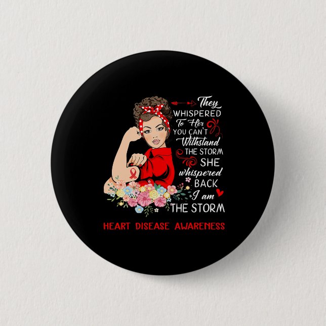 Jag är medvetandegörandet om stormen hjärtsjukdom knapp (Framsida)