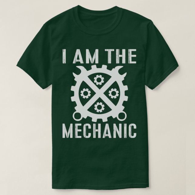 Jag är Mekaniska T Shirt (Design framsida)