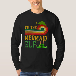 Jag Är Mermaid Älva Matchande Julfest T Shirt