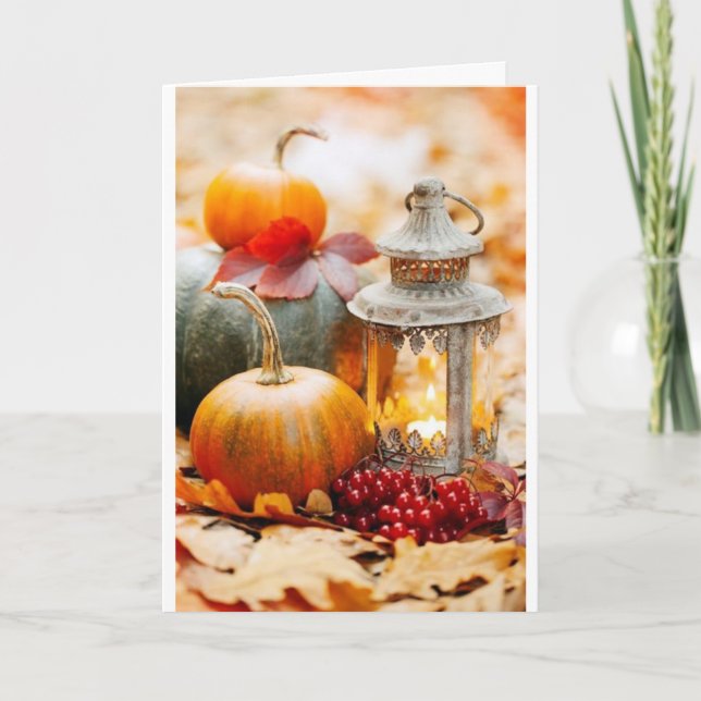 JAG ÄR "MEST TACKFUL" FÖR **DU* THANKSGIVING KORT (Framsida)