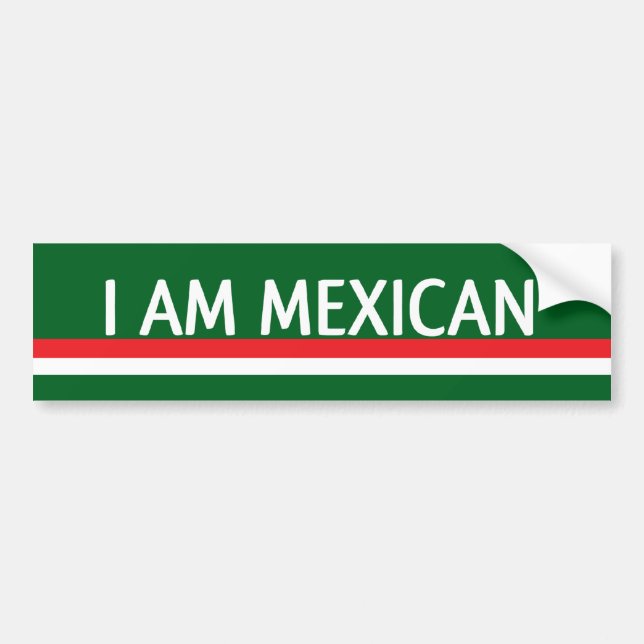JAG ÄR MEXICAN BILDEKAL (Framsidan)