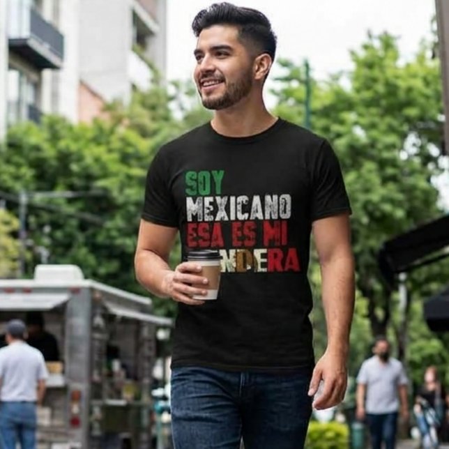 Jag är mexikan - det är min flagga t shirt (Soy Mexicano esa es mi Bandera T-Shirt)