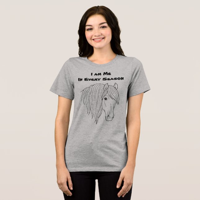 Jag är mig i varje säsong t shirt (Framsida Full)
