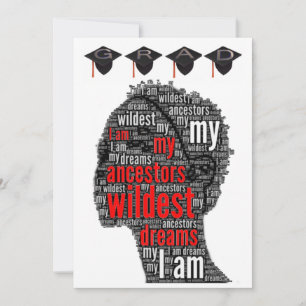 Jag är min ancestors Wildest Dreams Anpassningsbar Julkort