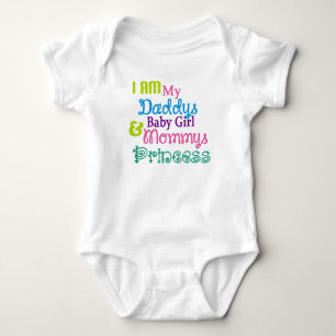 Jag är min daddys flicka och mamma princess tröja