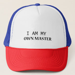 Jag är min egen huvudman Hat - fet citat manar Cap Keps