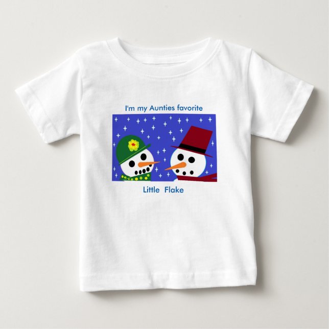 JAG ÄR MIN MÖJLIGHET FÖR LITTLE FLAKE BABY TEE (Framsida)