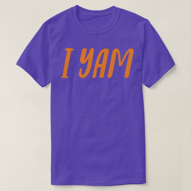 Jag är min sötpotatis för matchande par thanksgi t shirt (Design framsida)
