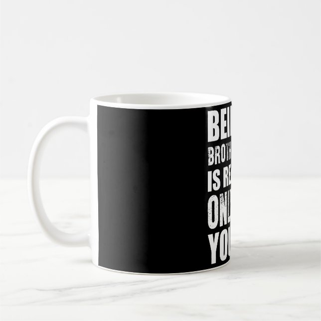 Jag är min svärbror och ger julbroder. kaffemugg (Vänster)
