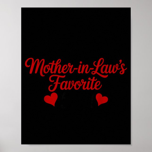 Jag är min svärmors favoritbarn dotter i poster (Framsidan)
