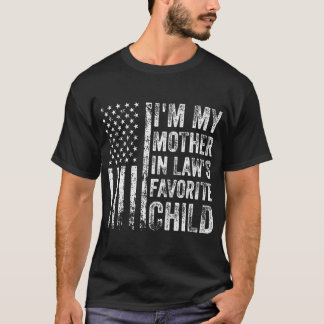JAG Är Min Svärmors Favoritbarn Rolig Förälder T Shirt