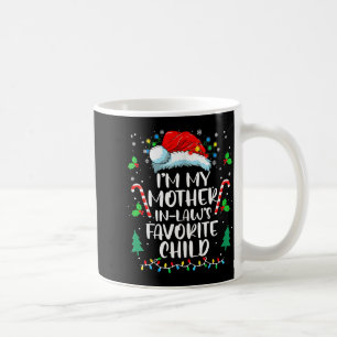 Jag Är Min Svärmors Favoritbarn Rolig Tomte Mor Kaffemugg