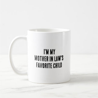 Jag är min svärmors favoritbarn Roligt Kaffemugg