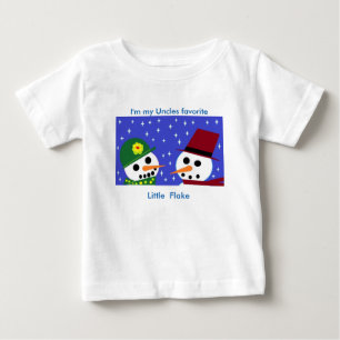 JAG ÄR MIN UNCLES FAVORITE LITTLE FLAKE BABY TEE SHIRT
