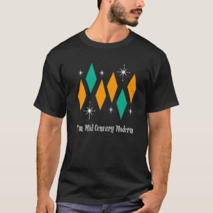 Jag är mitt århundrade Modern Retro Stars Diamon T Shirt