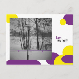 Jag är mitt ljus vykort