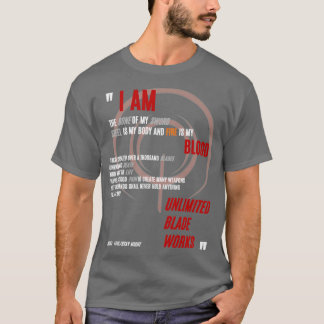 Jag är mitt svärd Archer FateStanna Natt UB T Shirt
