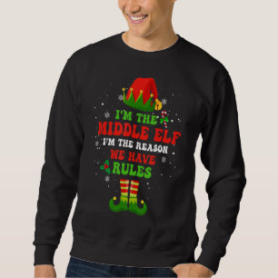 Jag är Mitten-ELF.. -...för att vi har Regler Lång Ärmad Tröja