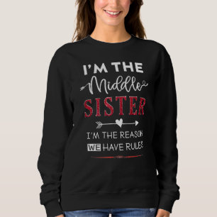 Jag är Mitten-syster, jag är orsaken till att vi h T Shirt