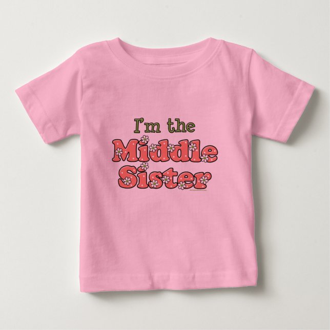 Jag är Mitten syster T Shirt (Framsida)