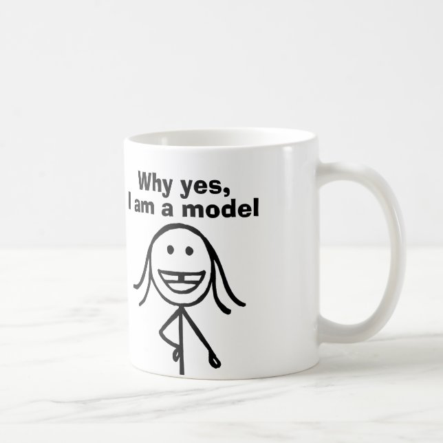 Jag är modell, Kaffe Mugg (Höger)