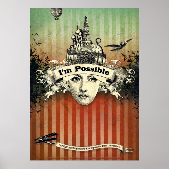 Jag är möjlig (Skriv ut) Poster (Framsidan)