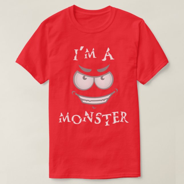 Jag är monster t shirt (Design framsida)