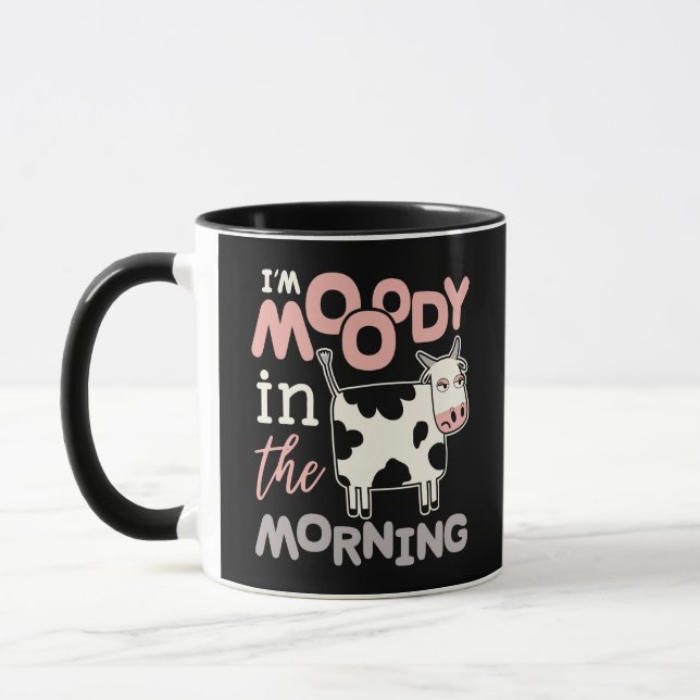 Jag är moody på morgonen. mugg (Vänster)